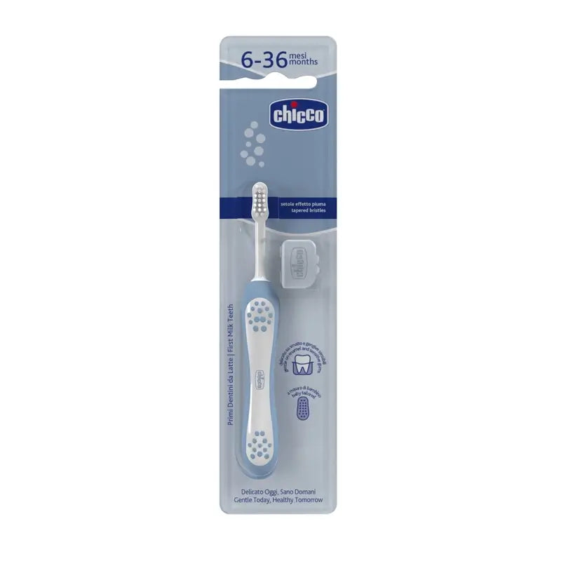 Escova de dentes azul Chicco 6M-36M