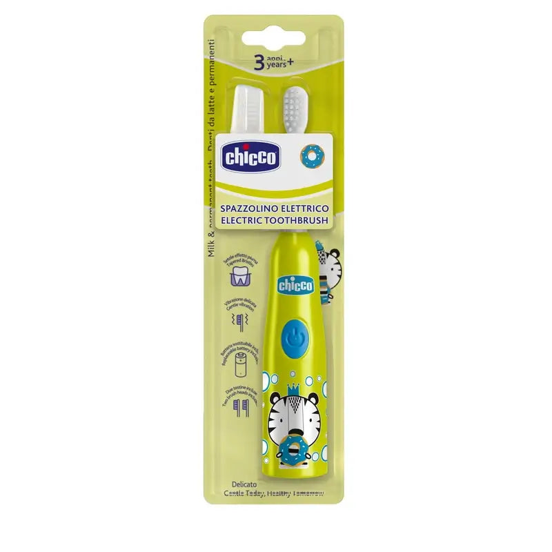 Escova de dentes eléctrica Chicco Tiger Yellow 3Y+