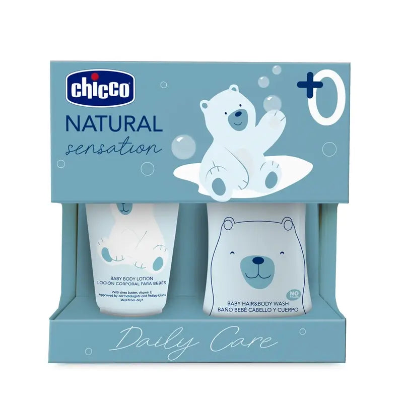 Conjunto de sanita e creme Chicco Natural Sensation
