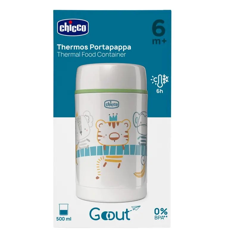 Garrafa térmica de conservação de alimentos Chicco Goout 350 ml