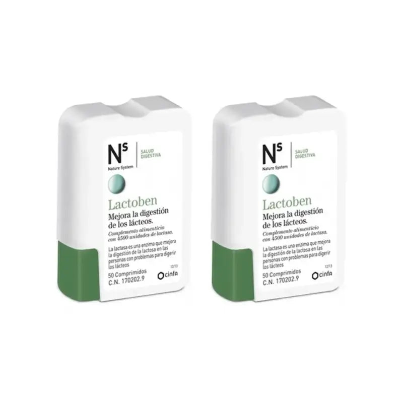 Cinfa Ns Lactoben Disp, 2X50 Comprimidos