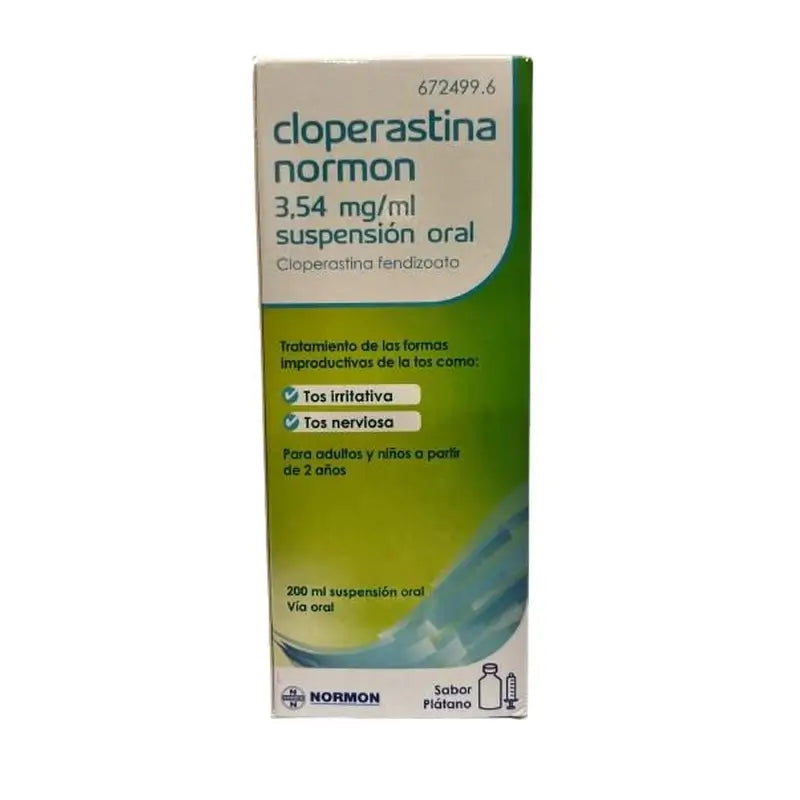 Cloperastina Normon Efg 3,54 Mg/ ml Suspensão oral 200 ml