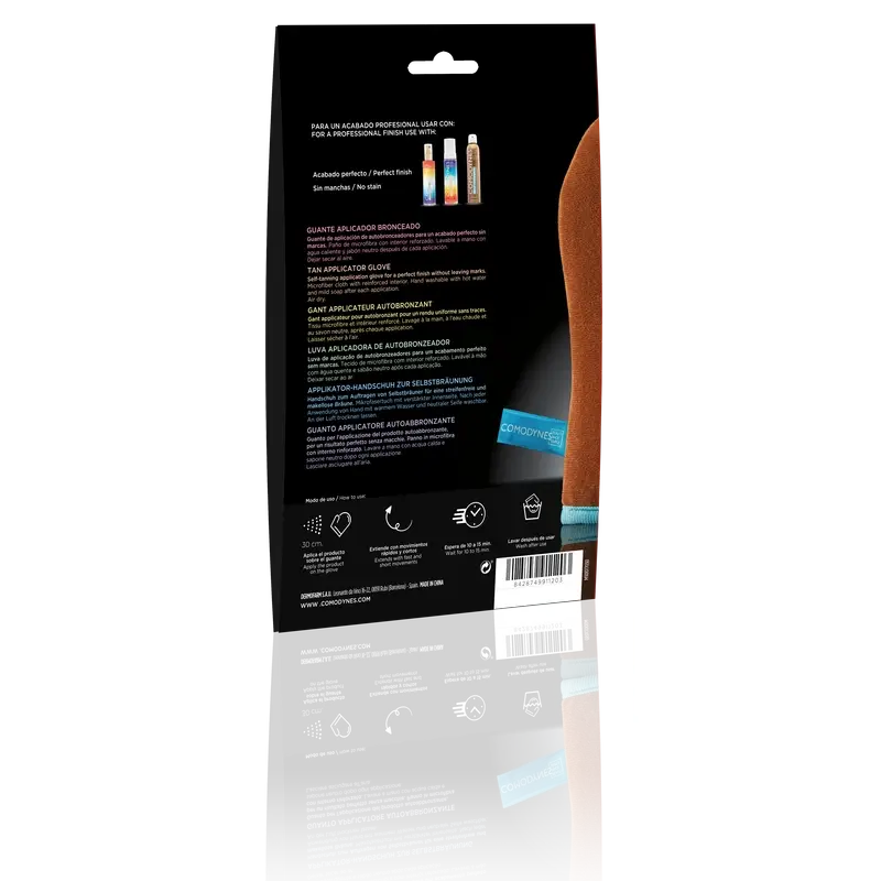 Luva de Autobronzeamento Corporal Comodynes, 3 pcs.