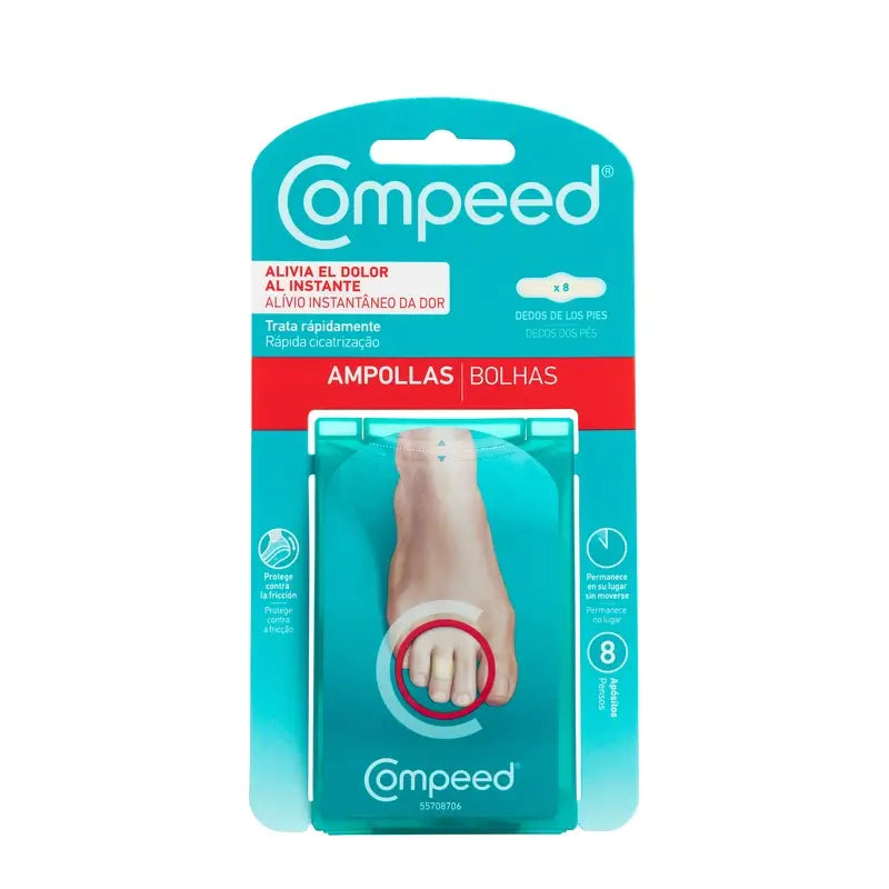 Pés de Bolhas Compeed, 8 Unidades
