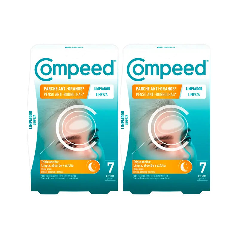 Compeed Duplo Anti-Spot Cleanser , 2 x 7 unidades