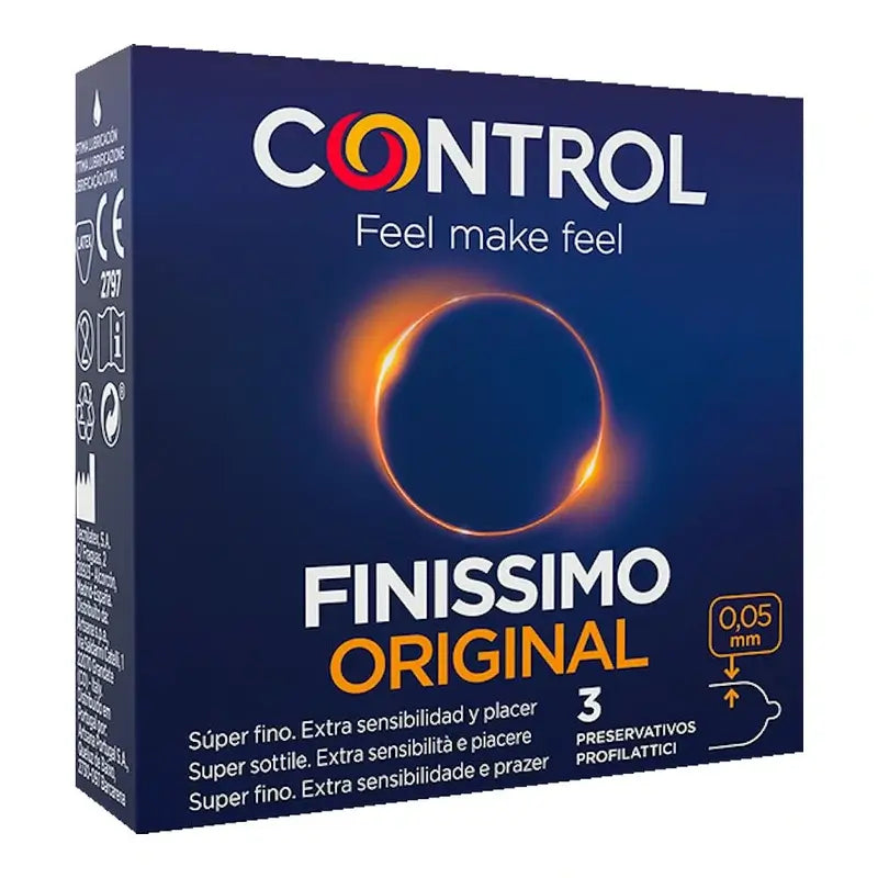 Preservativo Finissimo Control, 3 unidades