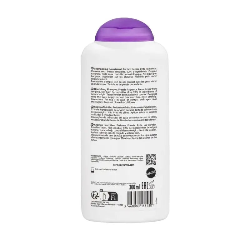 Corine De Farme Barbie Champô Nutritivo, 300 ml