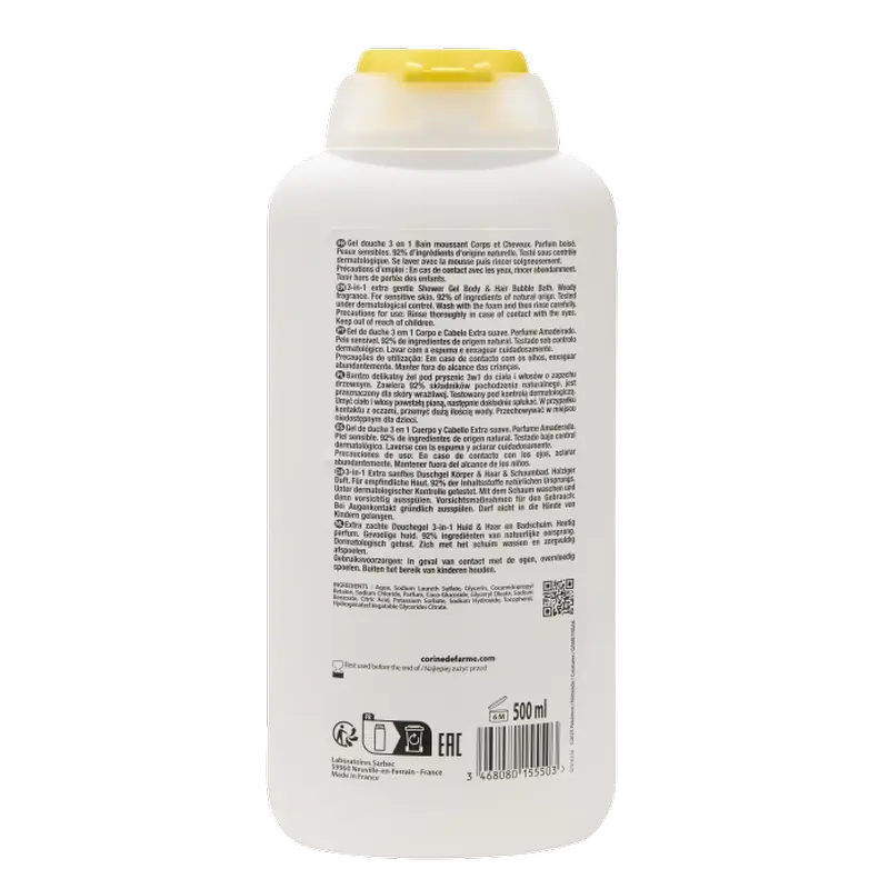 Corine De Farme Gel de Duche 3 em 1 Pokémon, 500 ml