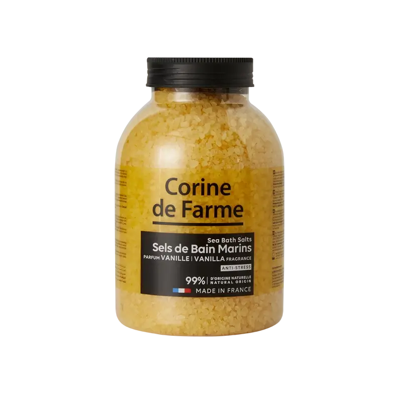 Sais de Banho Corine De Farme Baunilha, 1400 gr