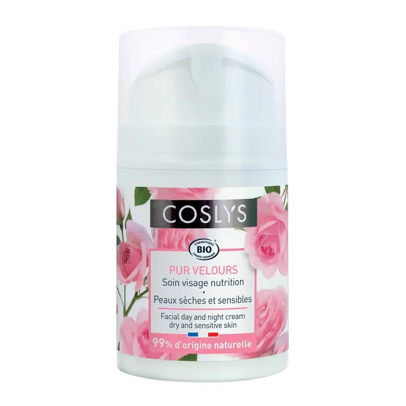 Coslys Creme de Dia para Pele Seca com Rosas, 50 ml