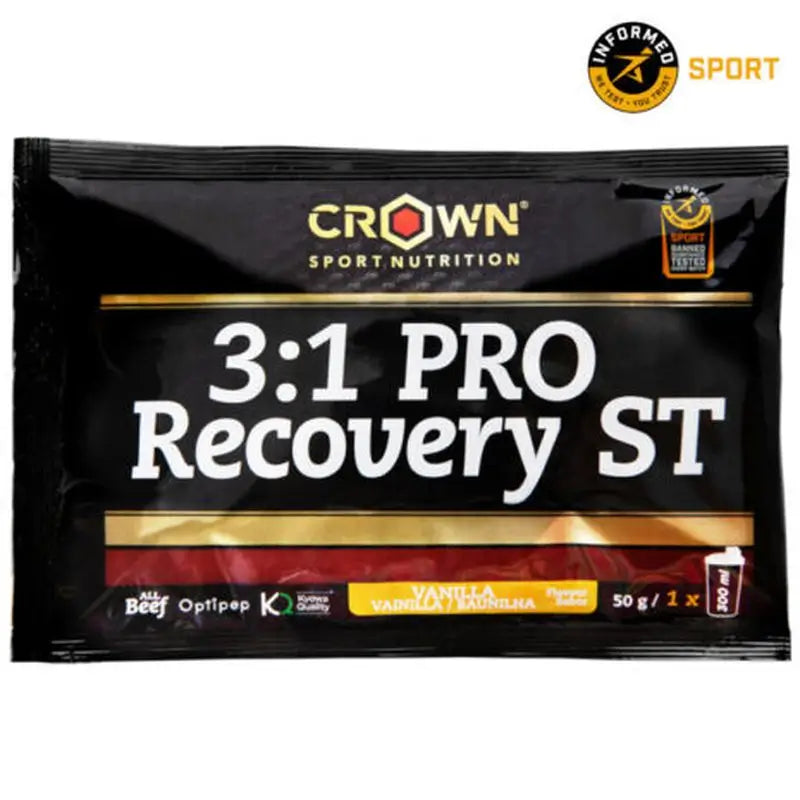 Crown Sport Nutrition 3:1 Pro Recovery Vainilla Monodosis , 50 gr