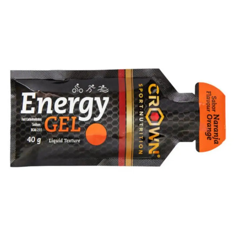 Crown Sport Nutrition Energy Gel Naranja , 1 x 40 gr