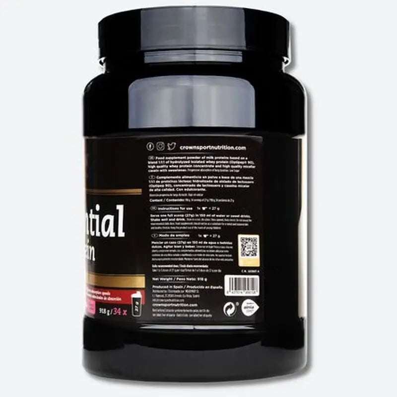 Crown Sport Nutrition Sequential Protein Fresa (Recuperador Nocturno) , 918 gr (34 porciones)