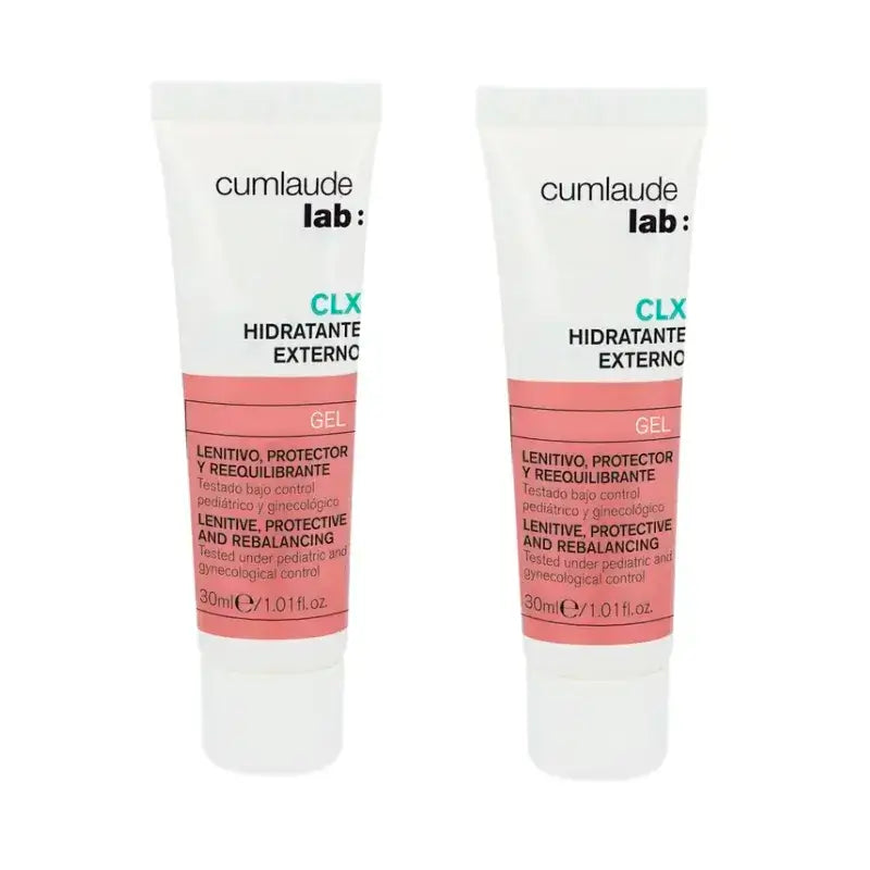Cumlaude Lab Hidratante Externo CLX, Embalagem 2 x 30 ml