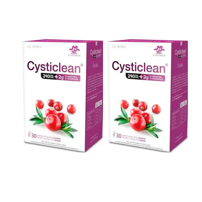 Cysticlean D-Manose 240 Mg Pac, 2x30 Saquetas