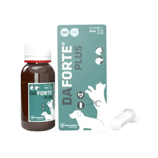 Daforte Plus Gel Oral 50 ml Antidiarreico para Cães e Gatos