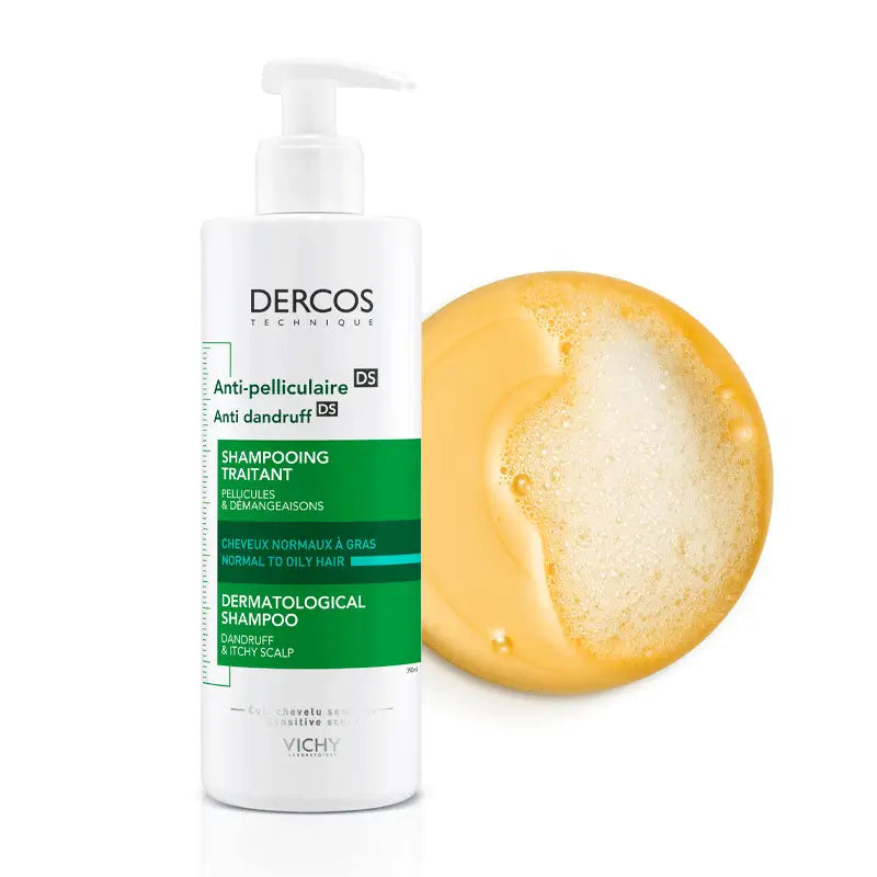 Vichy Dercos Technique Champô Anti-Caspa Oleosa, 390 ml