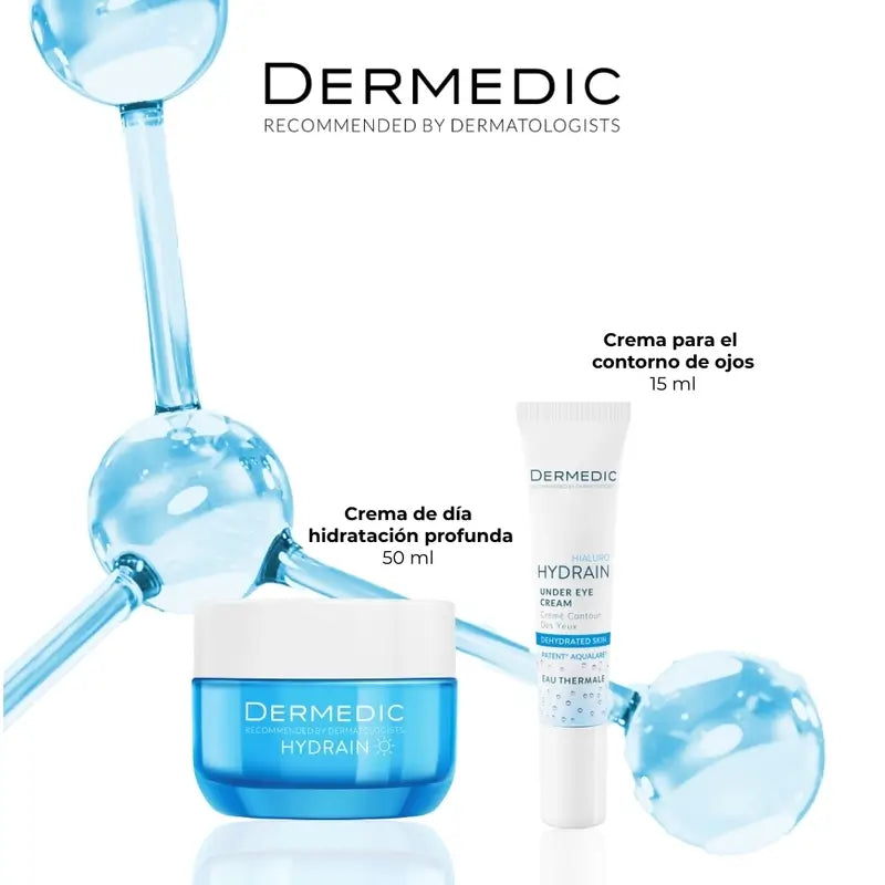 Dermedic Pack Hydrain Creme Hidratante Profundo + Contorno de Olhos , 50 + 15 ml
