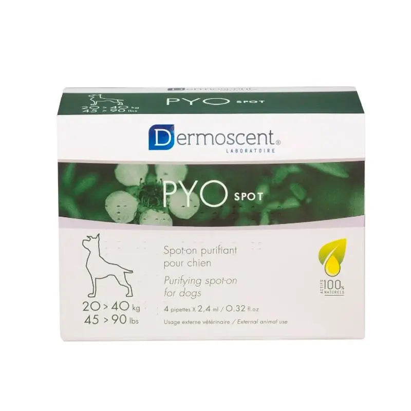 Dermoscent Pyospot Perro 20-40Kg 2,4 ml, 4 Pipetas
