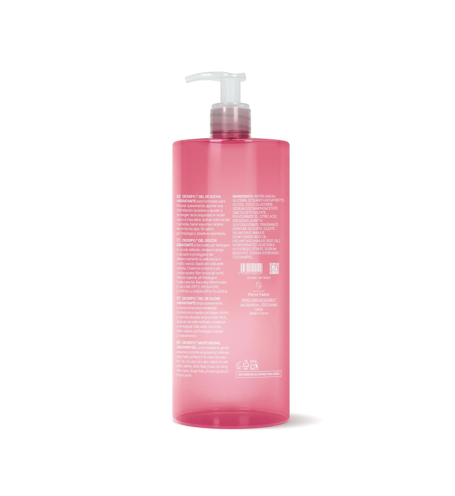 Dexeryl Gel de Duche Hidratante, 1000 ml