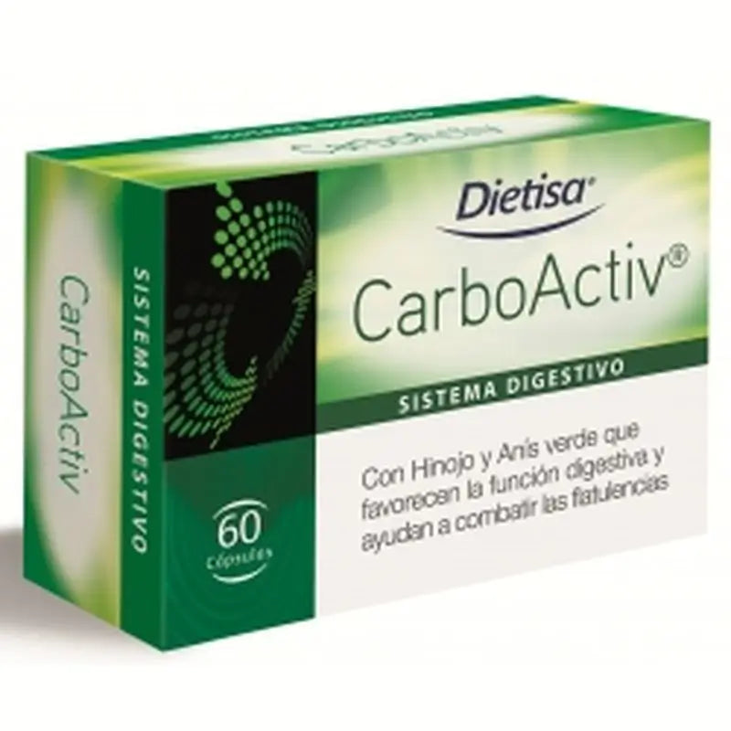 Dietisa Carboactiv , 60 cápsulas