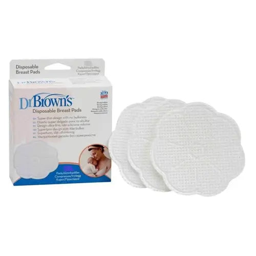 Almofadas Absorventes Descartáveis Dr.Brown, 60 pcs.