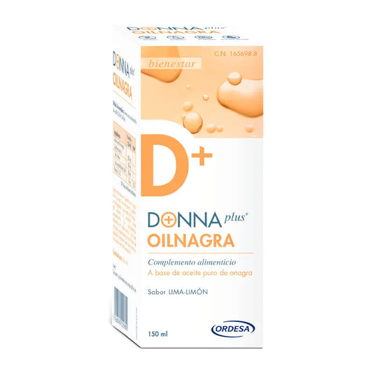 DONNAPLUS + SUPLEMENTO ALIMENTAR COM ÓLEO DE ONAGRA 150ML