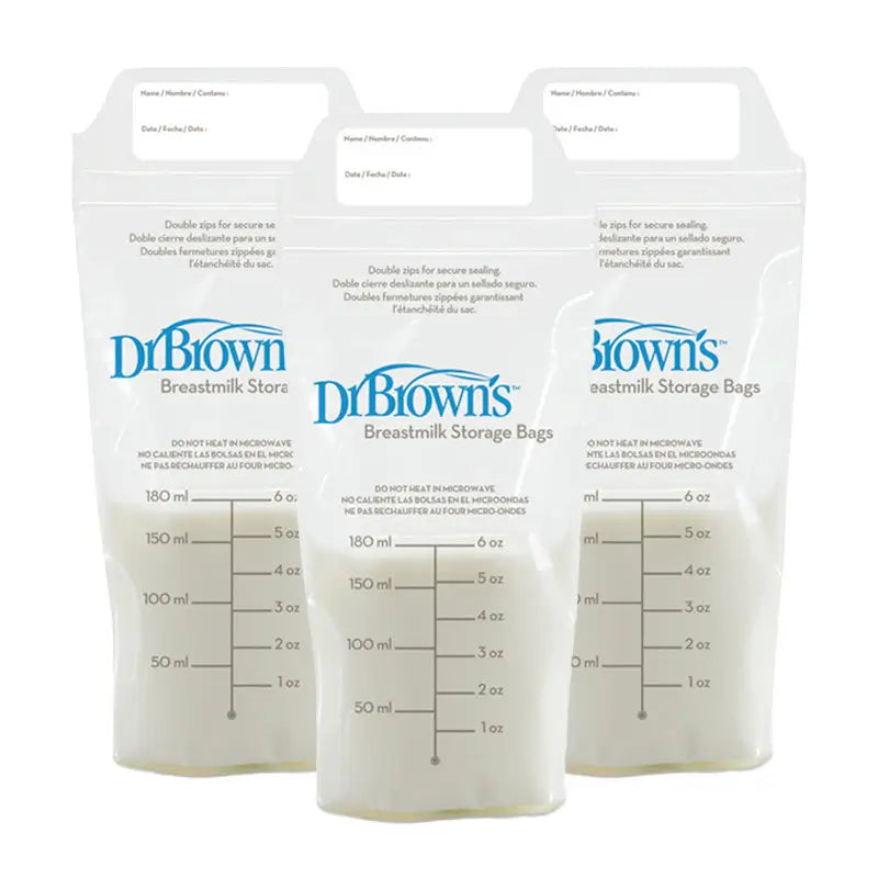 Dr.Brown's Breast Milk Storage Bottles, 3 Pcs.