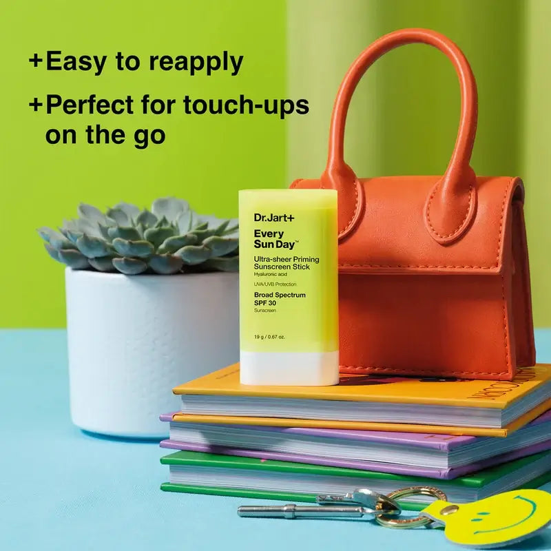 Dr. Jart+ Every Sun Day Ultra-Sheer Priming Stick Protetor Solar SPF30, 19 g