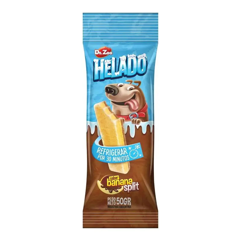 Dr ZOO Helado Perro Banana Split 24X50Gr