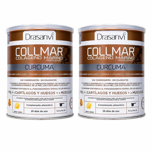Drasanvi Collmar Magnésio Cúrcuma Limão Pack 2 x 300 gramas