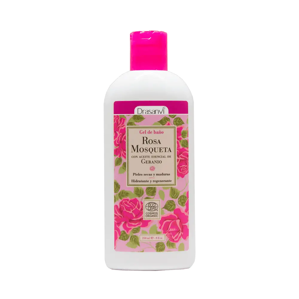 Drasanvi Gel Baño Rosa Mosqueta Ecocert Bio , 250 ml