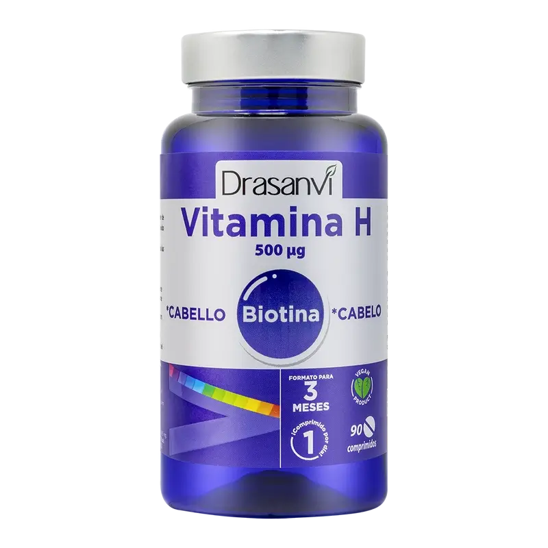 Drasanvi Vitamina H 500µg Biotina , 90 comprimidos