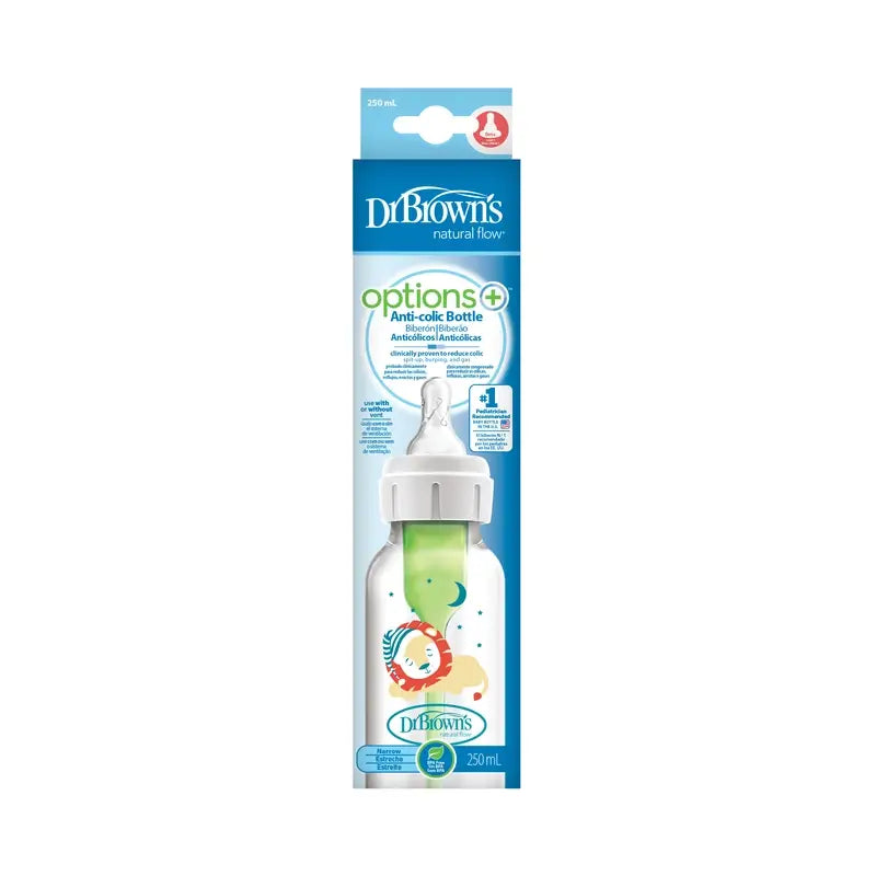 Frasco padrão Dr.Brown's Pp Leon Options+ , 250 ml