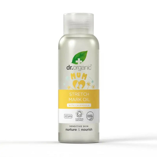 Dr.Organic Mom & Baby Óleo para estrias, reafirmante, suavizante, nutritivo, 100 ml