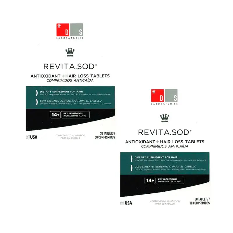 Ds Laboratories Revita Sod Anti-Hair Loss Tablets, Pack 2 x 30 pcs.