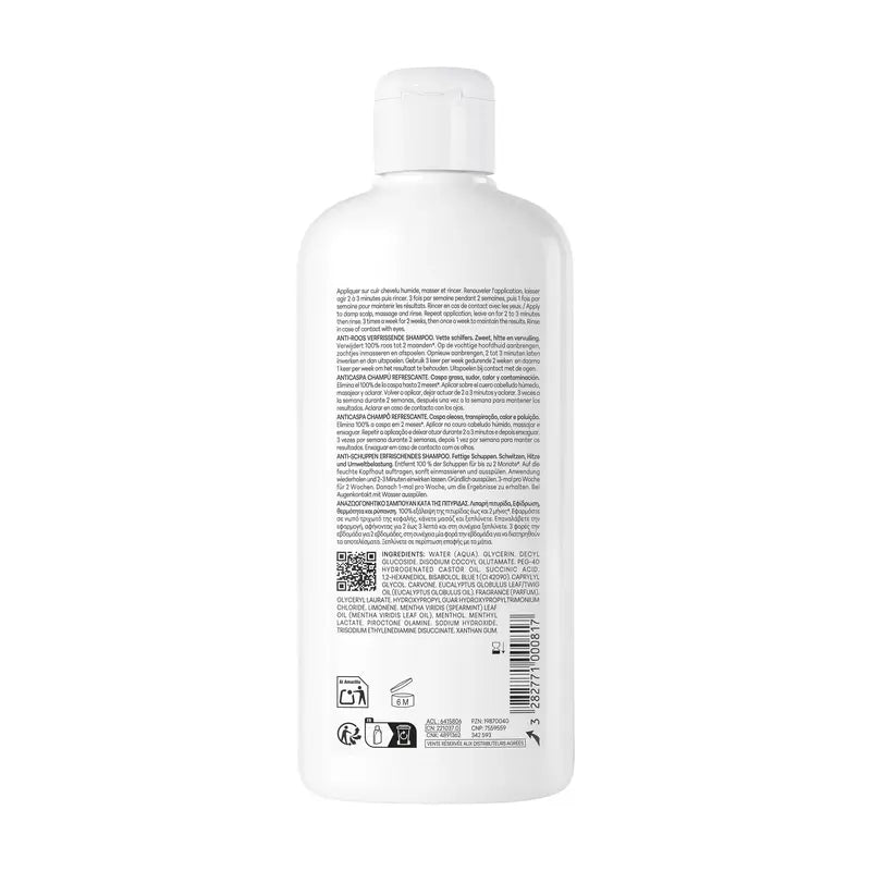 Ducray Kelual Squanorm Champô Refrescante, 400 ml