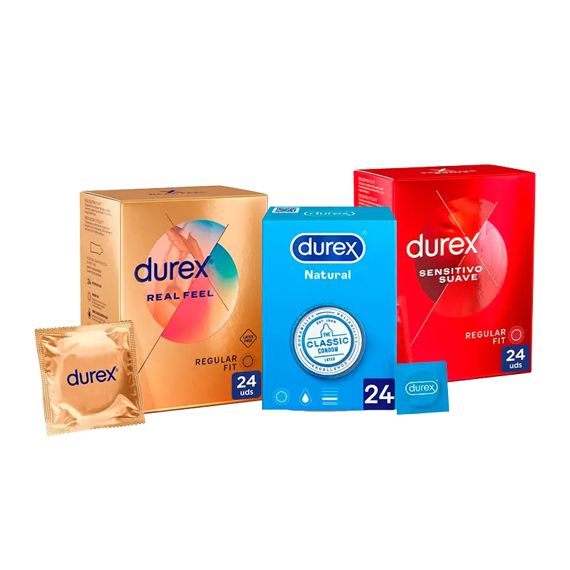Comprar Durex Natural Plus Preservativo Pack, 24 unidades + Sensitive ...