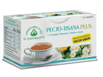 El Naturalista Pectotisana, Mezcla De Plantas, 20 Bolsitas Infusión
