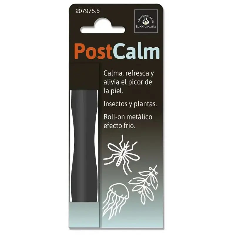 El Naturalista Postcalm, Calmante Insectos Y Plantas En Roll-On, 15 Ml