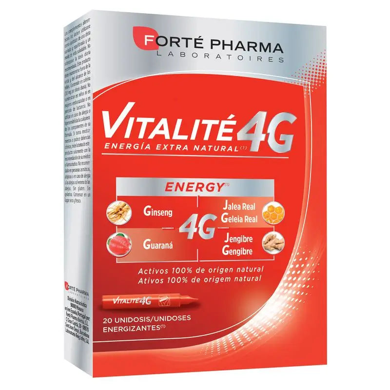 ENERGY VITALITE 4 10 ML 20 UNIDOSIS