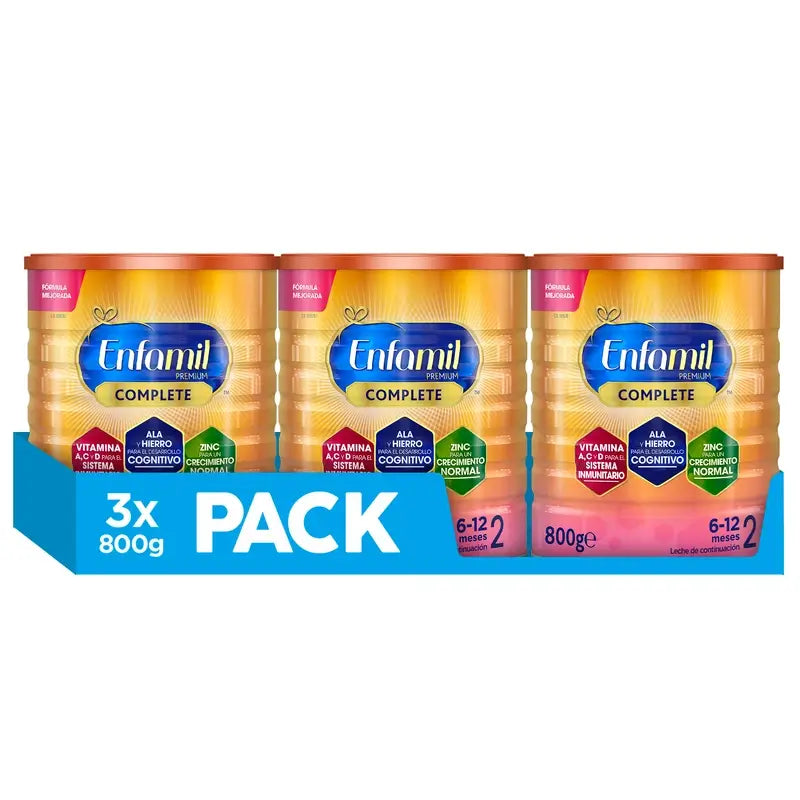 Enfamil Complete 2 Milk Formula, 3 X 800g
