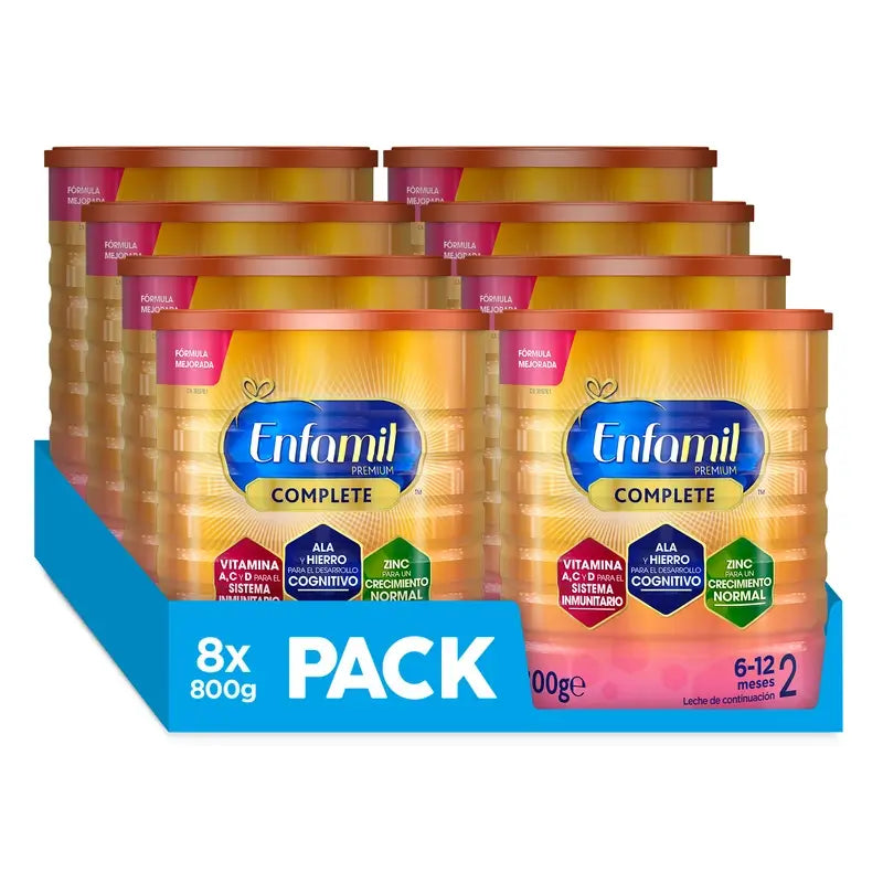 Enfamil Complete 2 Milk Formula, 8 X 800g