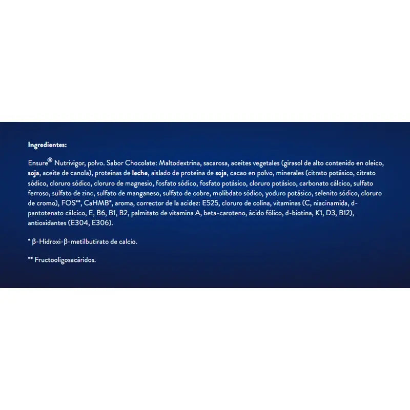 Ensure Nutrivigor Chocolate Latas, Embalagem 2x850 gramas