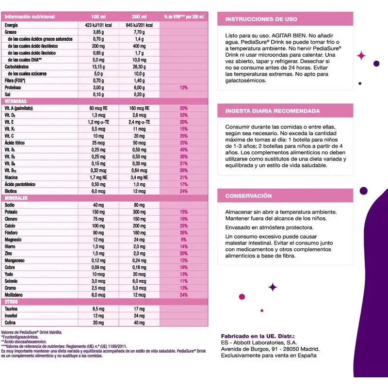 Ensure Nutrivigor Baunilha Milkshake Adulto, 4 frascos x 220 ml