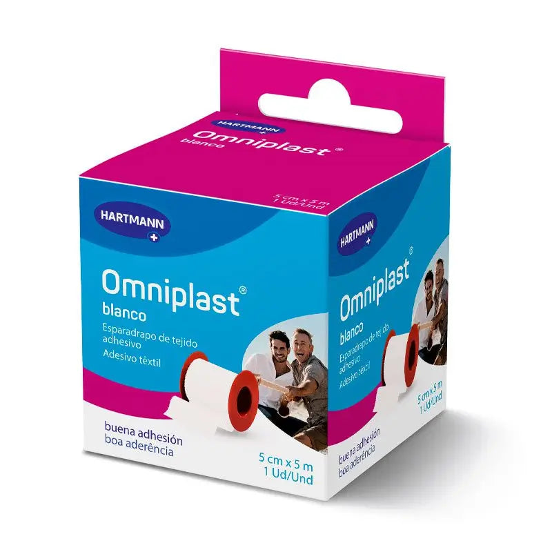 FITA HIPOALERGÉNICA OMNIPLAST BRANCO 5*5 CM