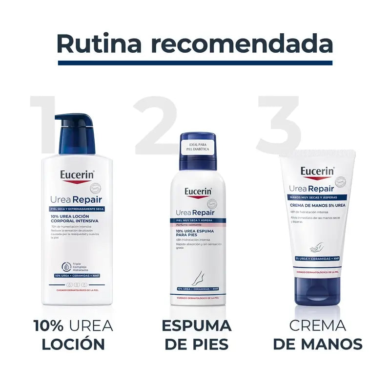Eucerin Ureia Reparadora Plus Espuma para os Pés 10% 150 ml