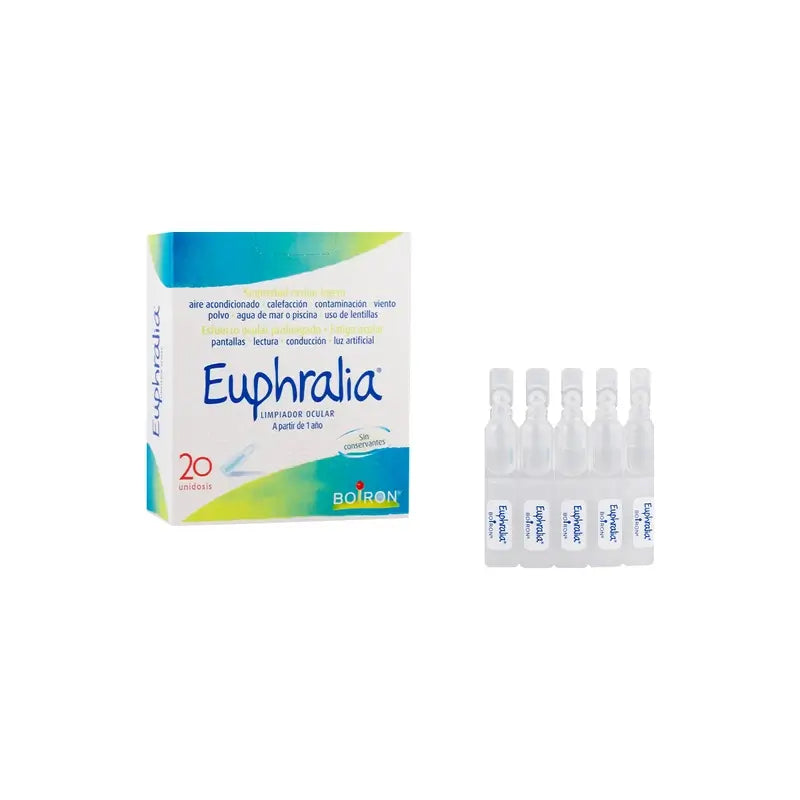 EUPHRALIA EYE DROPS DOSE ÚNICA 20 FRASCOS PARA DOSE ÚNICA