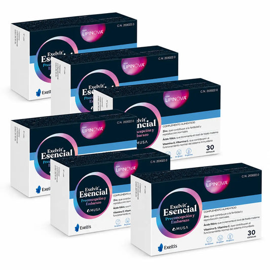 Exelvit Essential Preconception and Pregnancy, 6x30 cápsulas