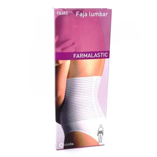 FARMALASTIC LOMBAR LOMBAR BRANCO VELCRO CINTURÃO T- 2